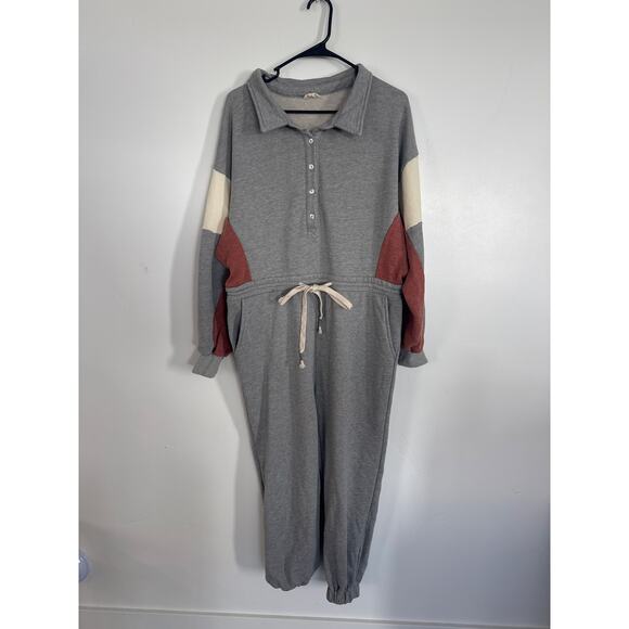POL Womens Jumpsuit Quiet Luxury Casual Set Tenniscore Sporty - Picture 1 of 5